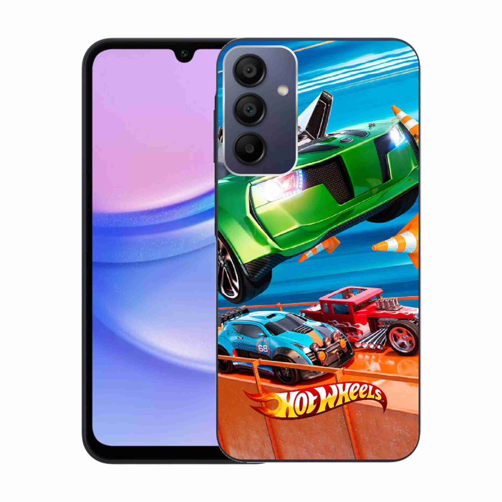 Gélový kryt mmCase na Samsung Galaxy A15 4G/5G - hot wheels 1