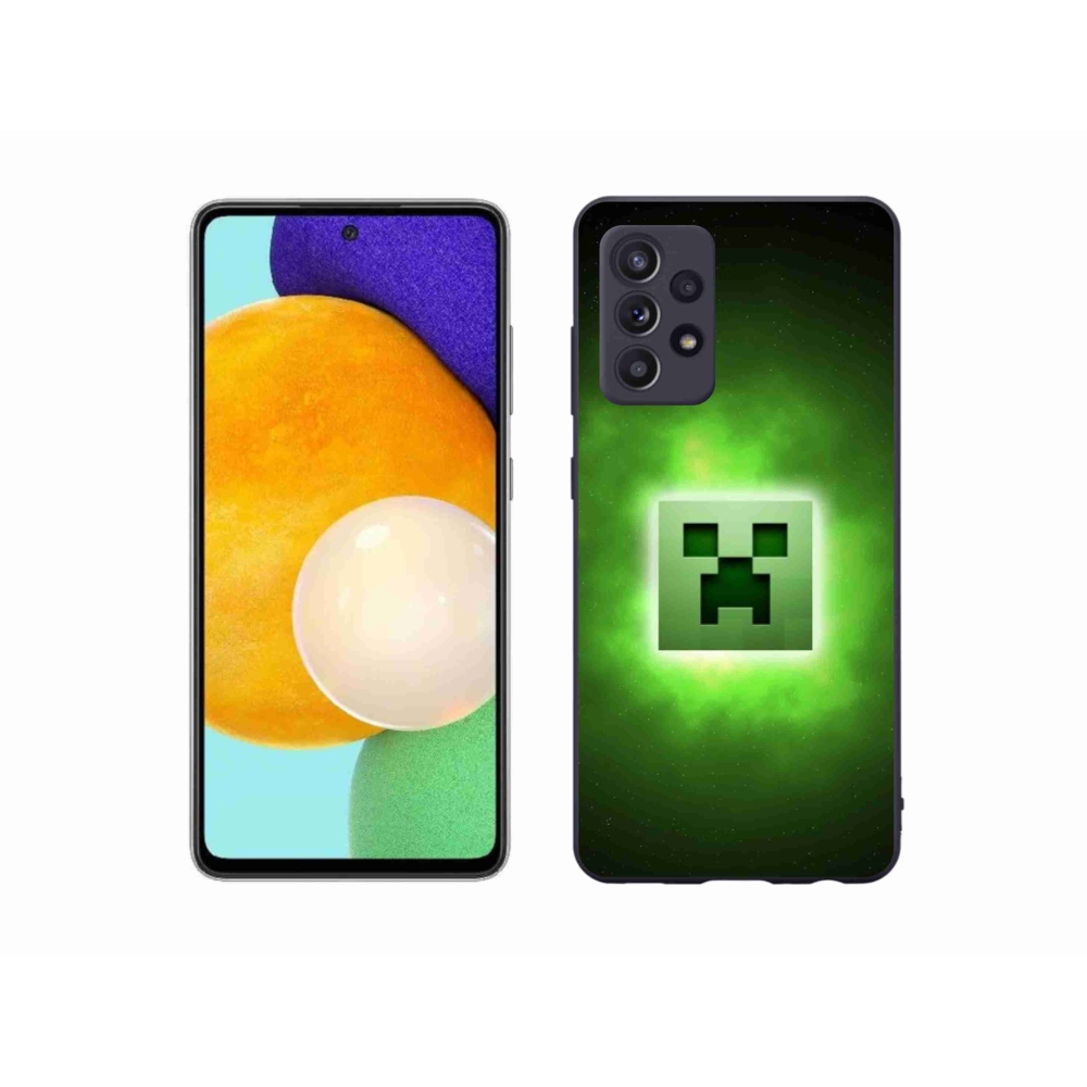 Gélový kryt mmCase na Samsung Galaxy A52s 5G - minecraft