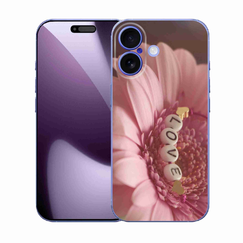 Gélový kryt mmCase na iPhone 17 - prívesok love