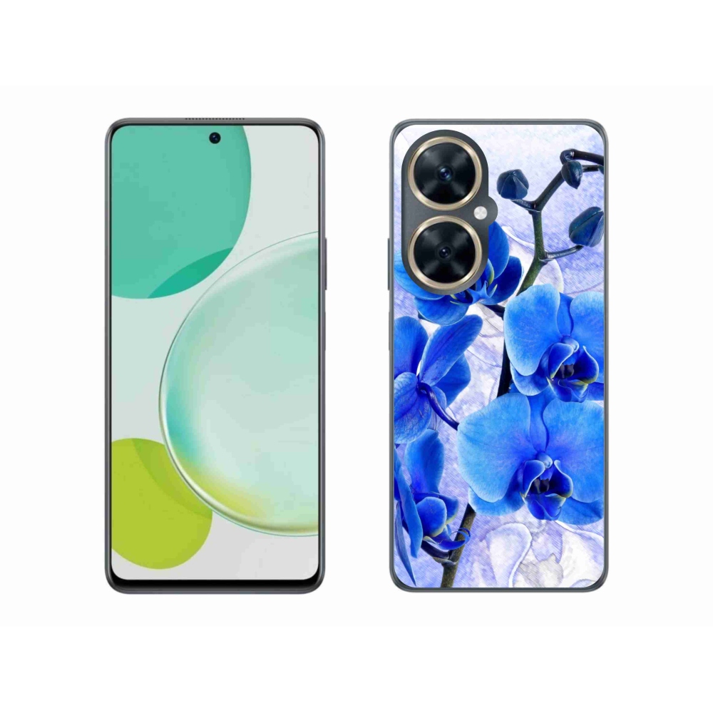 Gélový kryt mmCase na Huawei Nova 11i - modré kvety