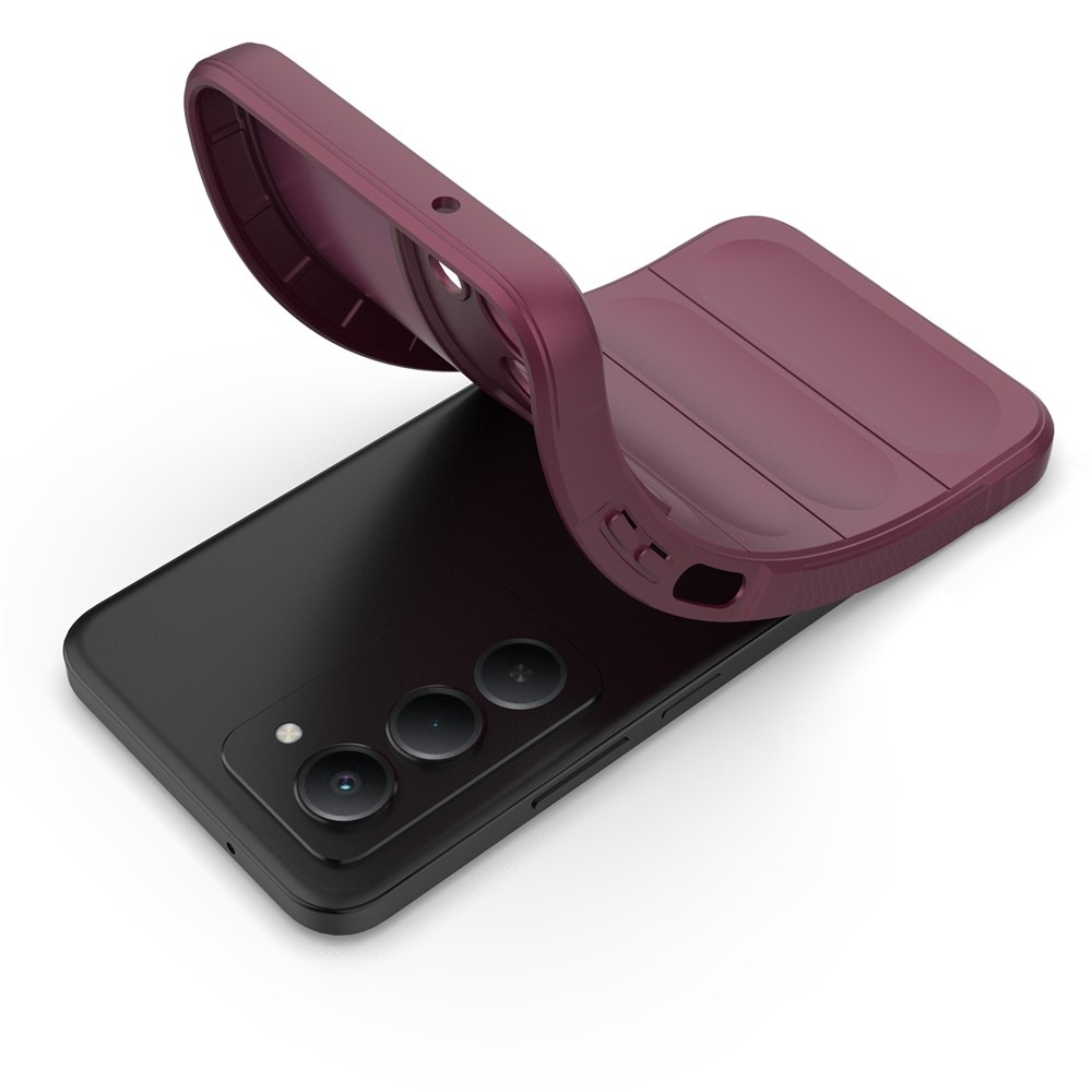 Rugg odolný gélový obal na Xiaomi Redmi 15 5G (169mm) - vínový