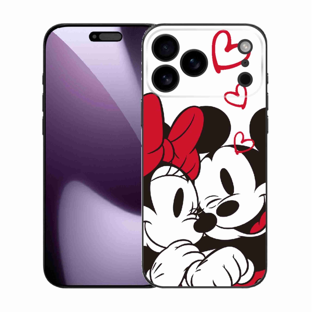 Gélový kryt mmCase na iPhone 17 Pro Max - minnie a mickey