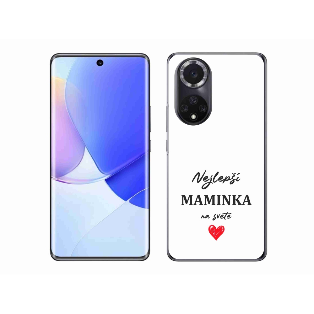 Gélový kryt mmCase na Honor 50 - najlepšia mamička 1 biele pozadie