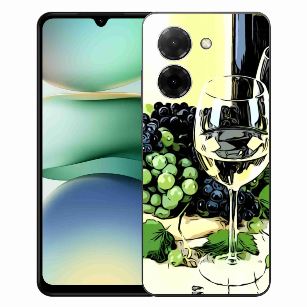 Gélový kryt mmCase na Xiaomi Redmi A5 (171.7x77.8x8.3mm) - pohár vína