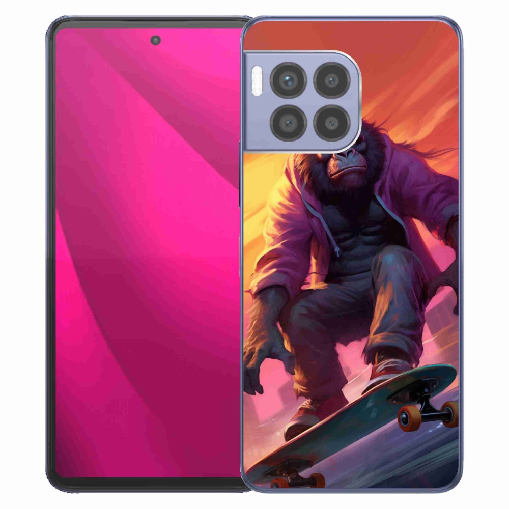 Gélový kryt mmCase na T-Mobile T Phone 2 Pro - gorila na skateboarde