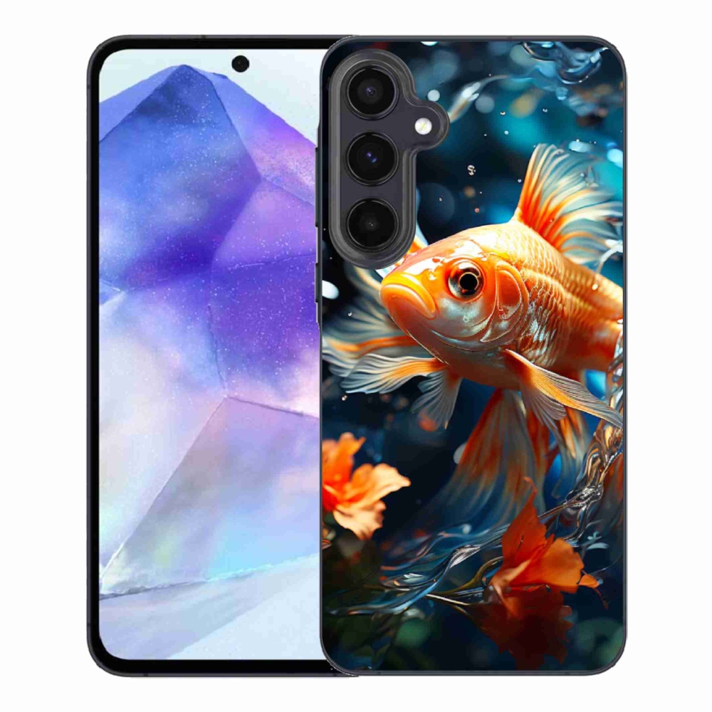 Gélový kryt mmCase na Samsung Galaxy A55 5G - rybka