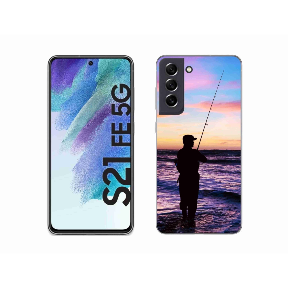 Gélový kryt mmCase na Samsung Galaxy S21 FE 5G - rybárčenie 1