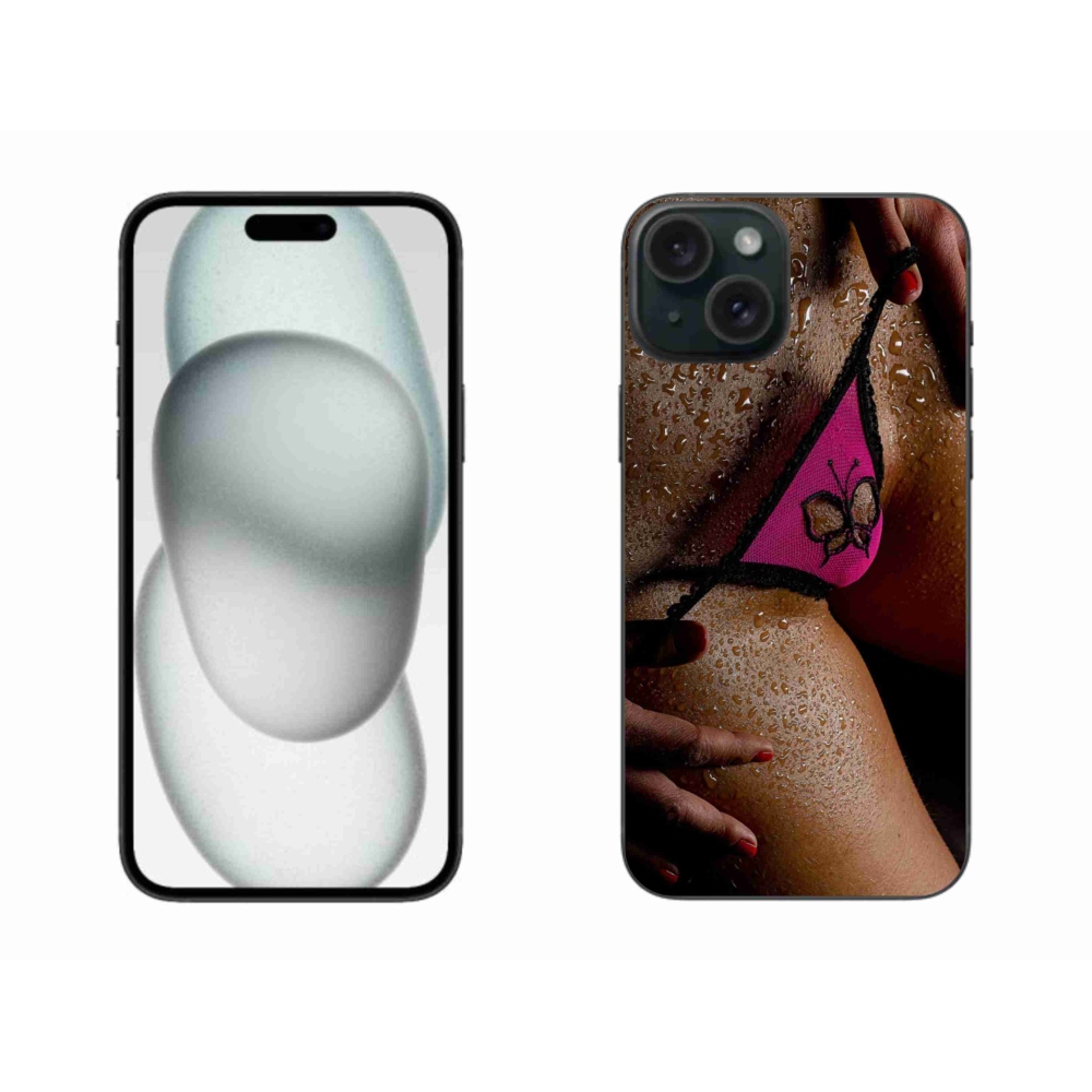 Gélový kryt mmCase na iPhone 15 Plus - sexy žena