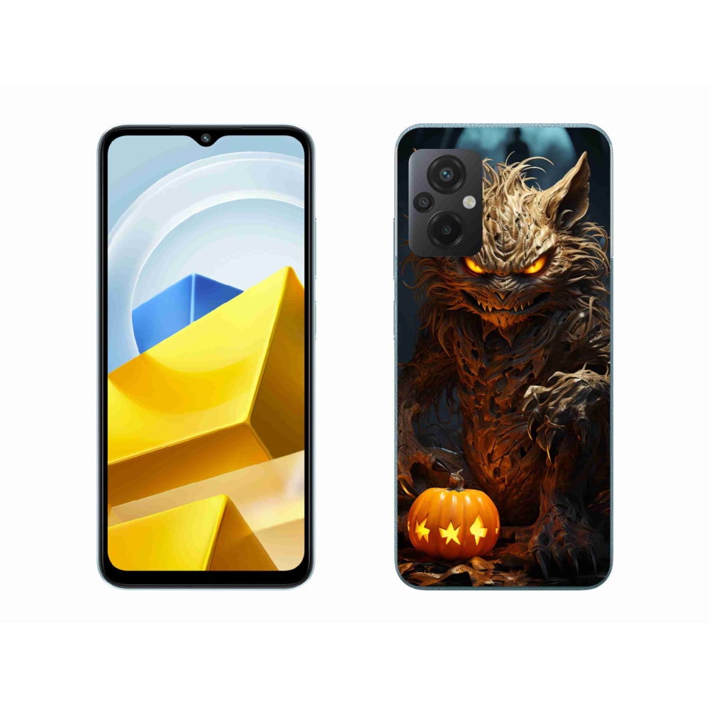 Gélový kryt mmCase na Xiaomi Poco M5 4G - halloweenska príšera