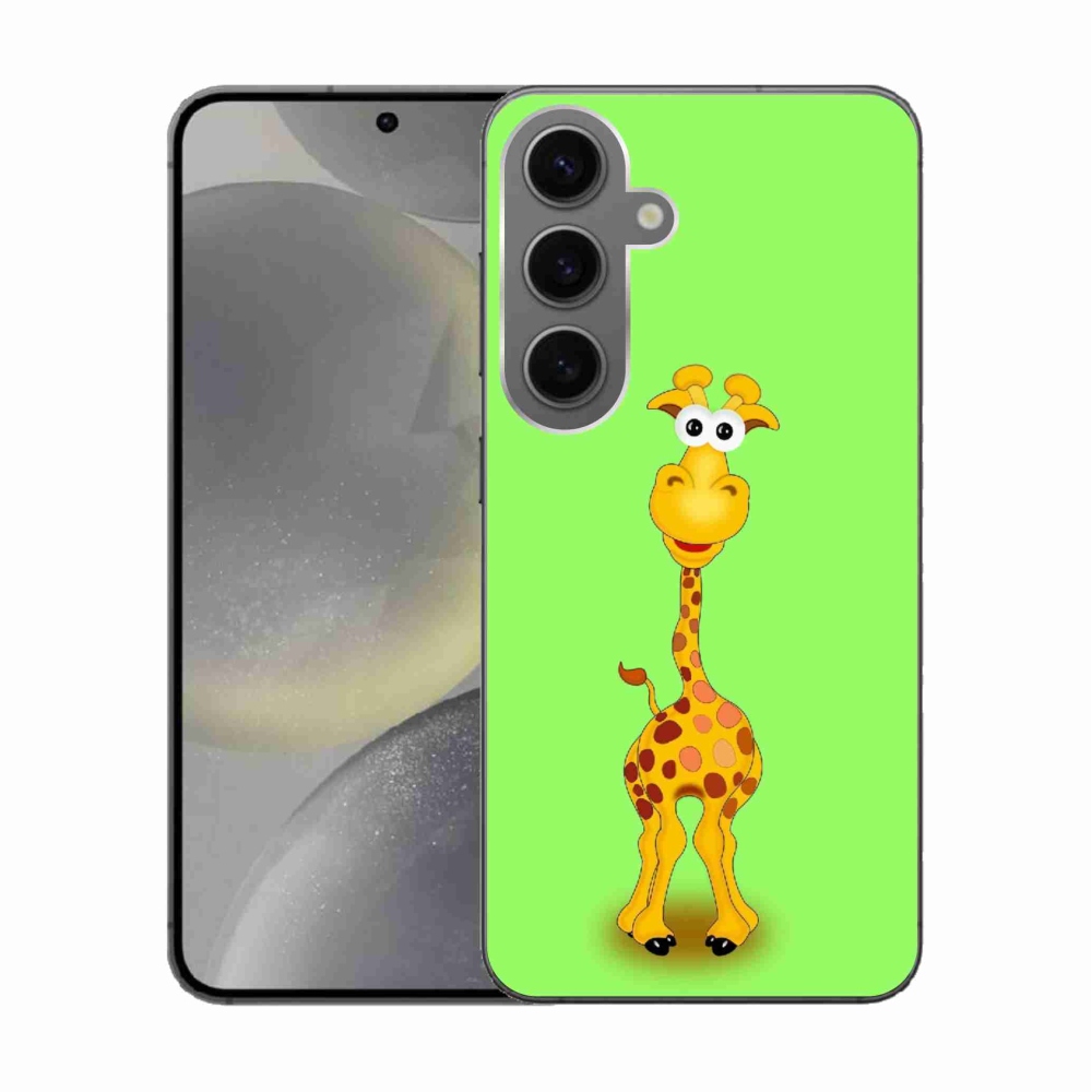 Gélový kryt mmCase na Samsung Galaxy S24 - kreslená žirafa