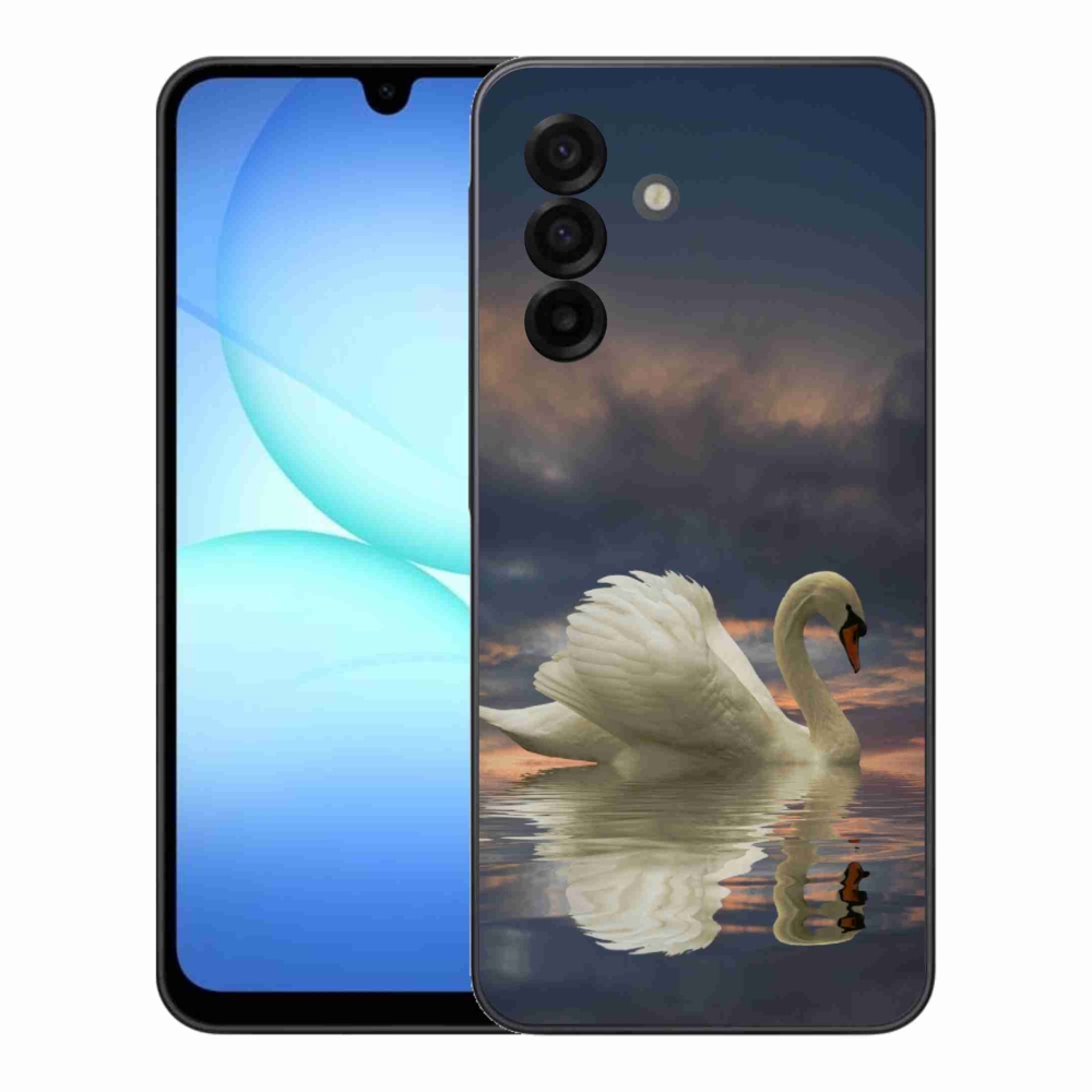 Gélový kryt mmCase na Samsung Galaxy A17 5G - labuť