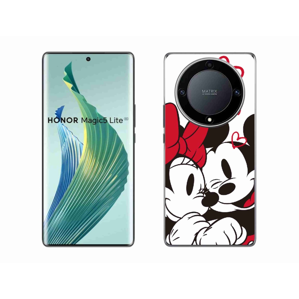 Gélový kryt mmCase na Honor Magic 5 Lite 5G - minnie a mickey