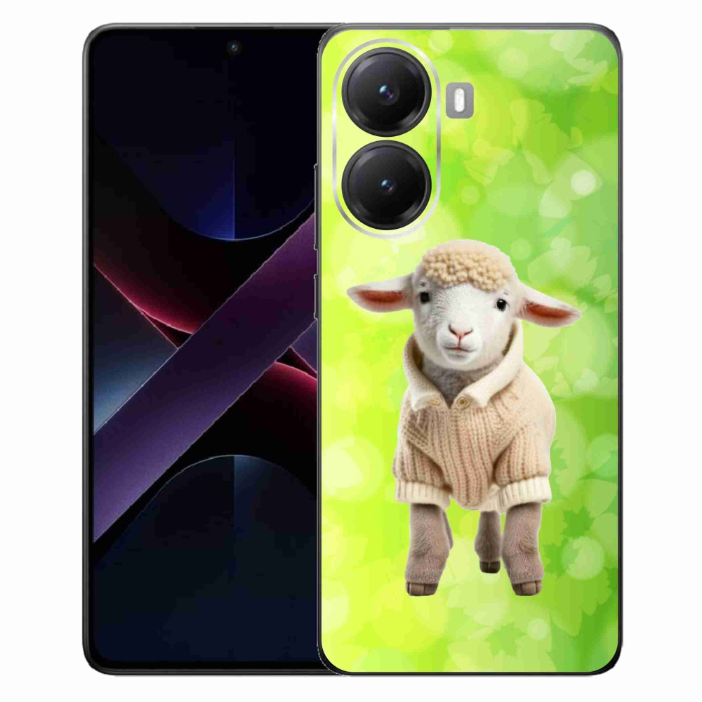 Gélový kryt mmCase na Xiaomi Poco X7 Pro 5G - jahňa vo svetri