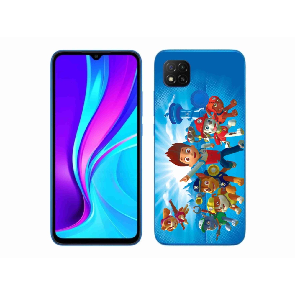 Gélový kryt mmCase na Xiaomi Redmi 9C - labková patrola