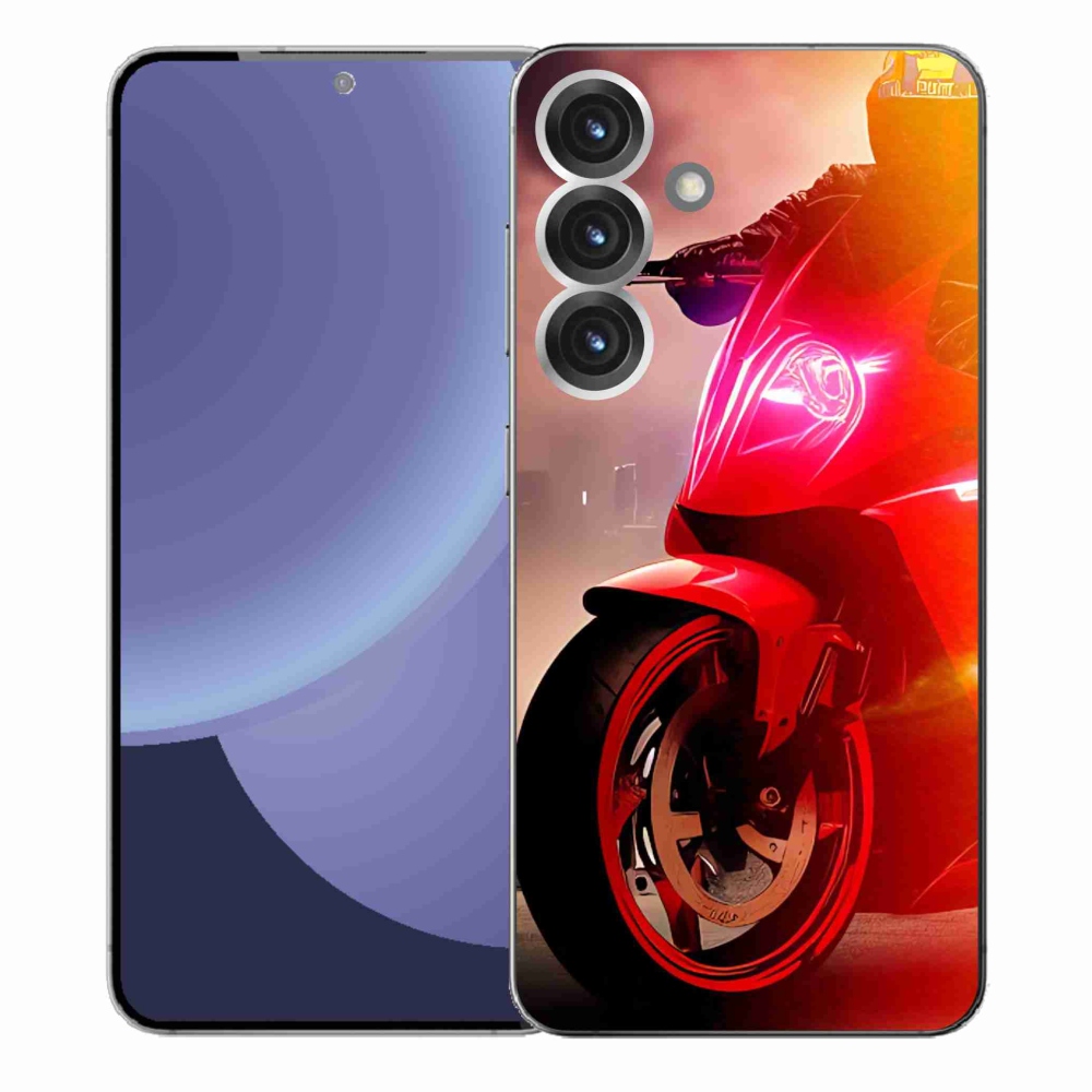 Gélový kryt mmCase na Samsung Galaxy S25+ - motorka