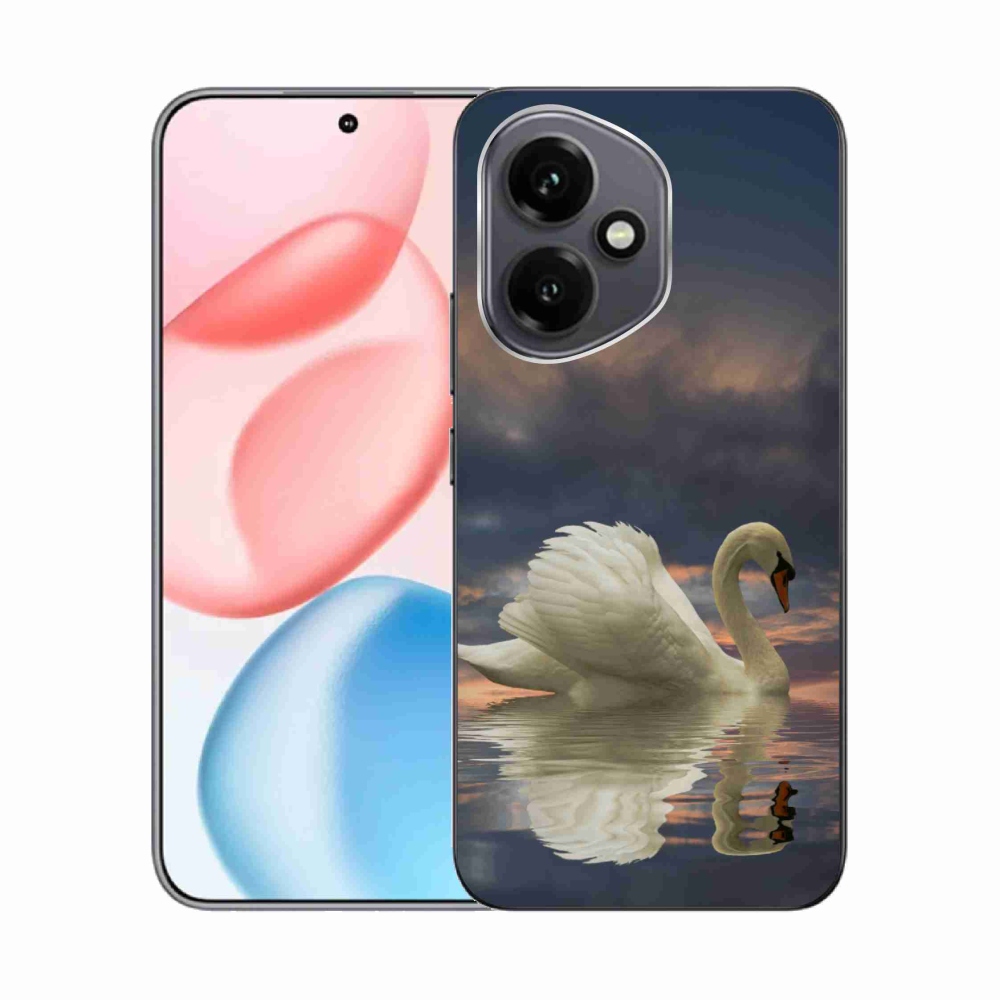 Gélový kryt mmCase na Honor 400 - labuť