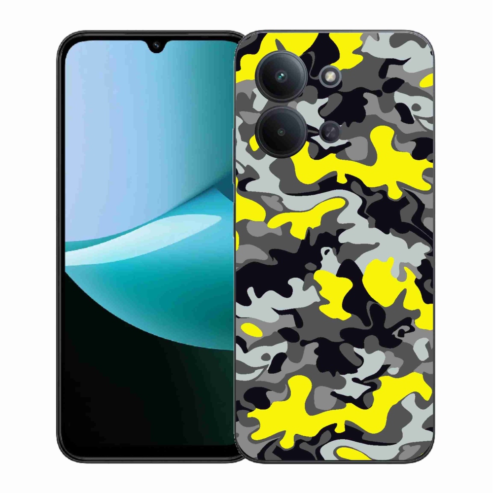 Gélový kryt mmCase na Xiaomi Redmi 15C 4G (171mm)/Poco C85 4G (171mm) - maskáčový vzor 6