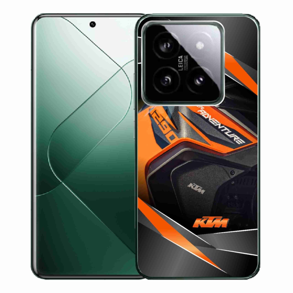 Gélový kryt mmCase na Xiaomi 14 Pro - motorka ktm