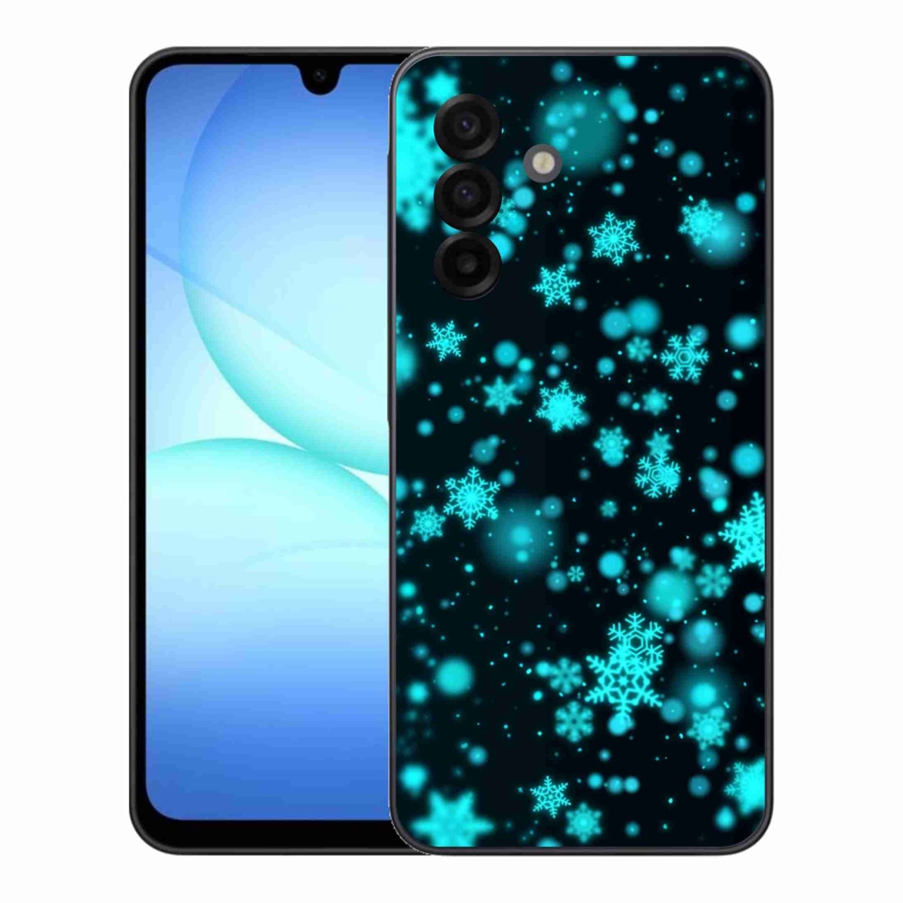 Gélový kryt mmCase na Samsung Galaxy A17 5G - snehové vločky 1
