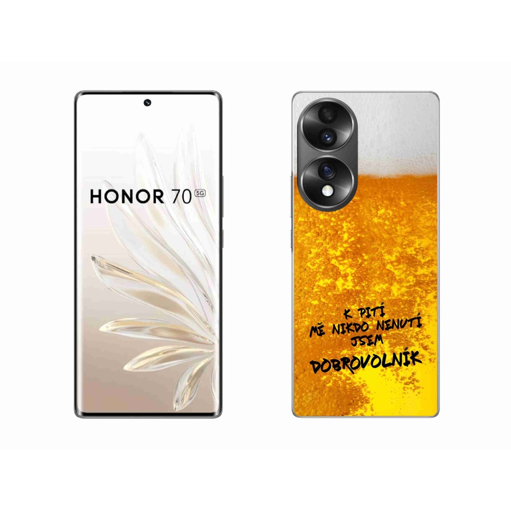 Gélový kryt mmCase na Honor 70 - pivný motív 4