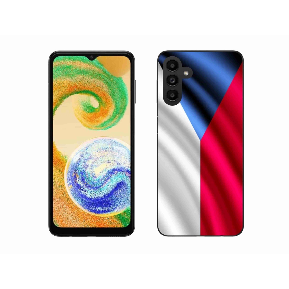 Gélový kryt mmCase na mobil Samsung Galaxy A04s (164.7x76.7x9.1mm) - česká vlajka