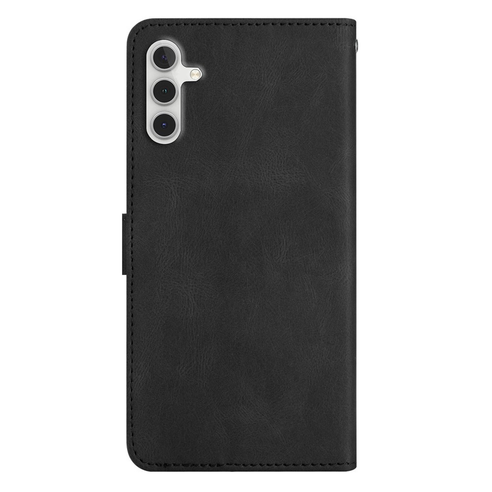 Line knižkové púzdro na Samsung Galaxy S25 FE - čierne