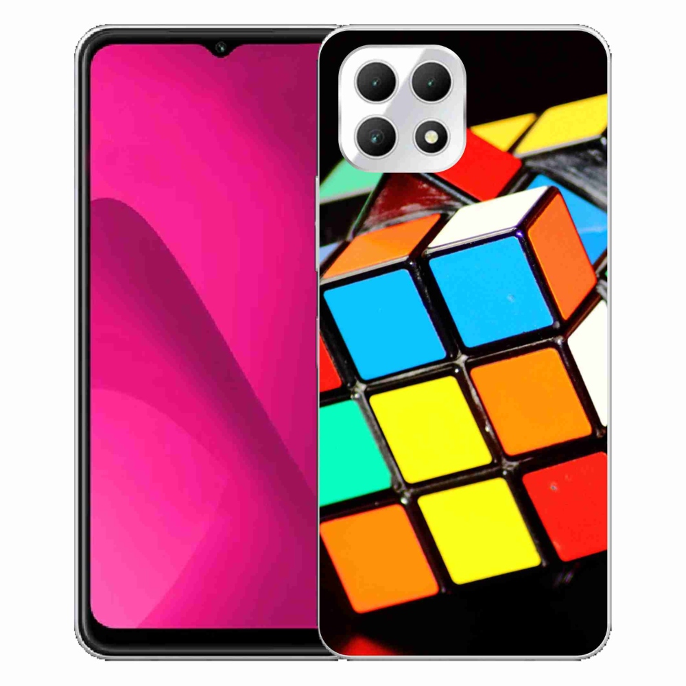 Gélový kryt mmCase na T-Mobile T Phone 2 - rubikova kocka