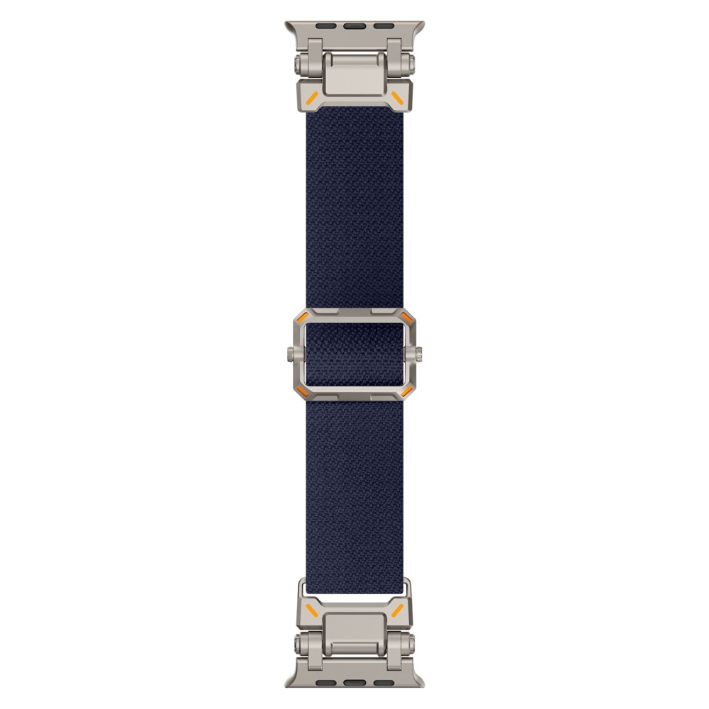 Titanium nylonový remienok na Apple Watch Ultra/Ultra 2 49mm/SE/SE 2022/2023 44mm/10 46mm/9/8/7 45mm/6/5/4 44mm/3/2/1 42 mm - modrý