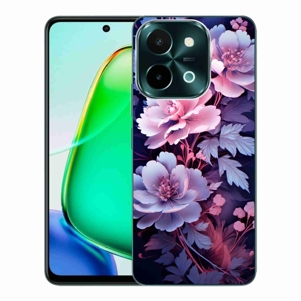 Gélový kryt mmCase na Vivo Y28 - kvety 11