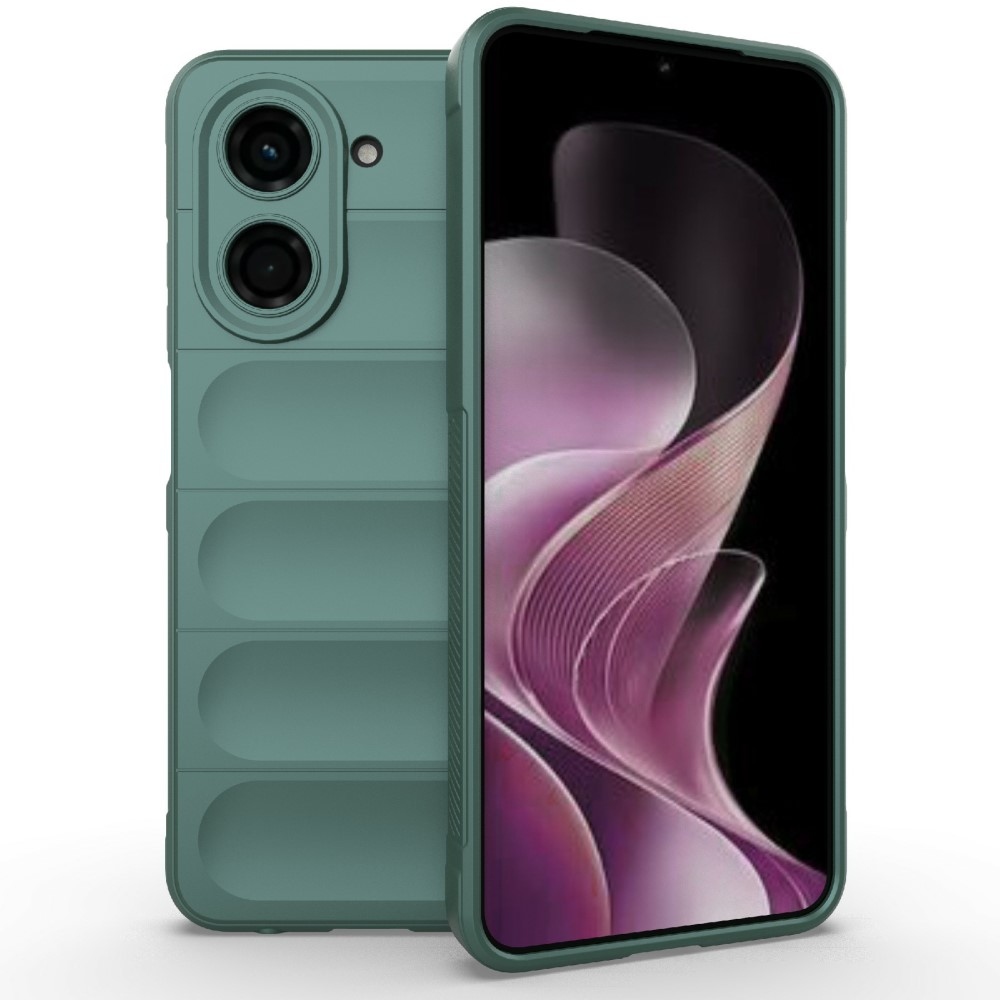 Rugg odolný gélový obal na Xiaomi Redmi A5 (171.7x77.8x8.3mm) - zelený
