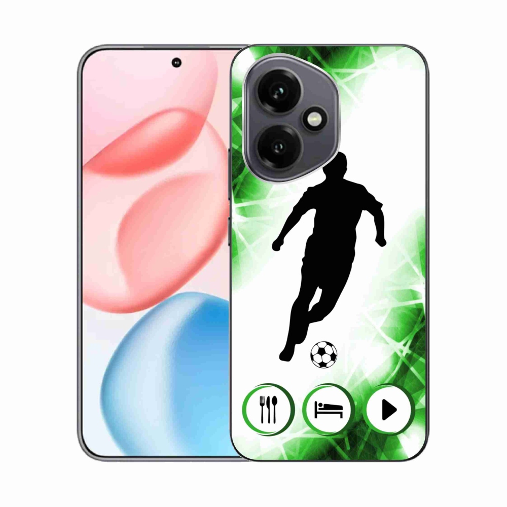 Gélový kryt mmCase na Honor 400 - futbalista