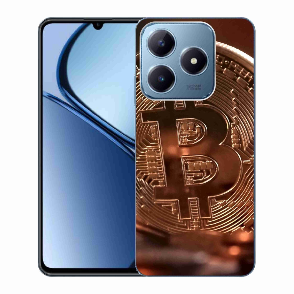 Gélový kryt mmCase na Realme C63 - bitcoin