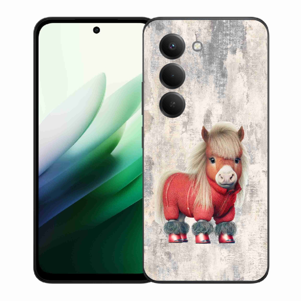 Gélový kryt mmCase na Xiaomi Redmi 15 5G (169mm) - poník vo svetri