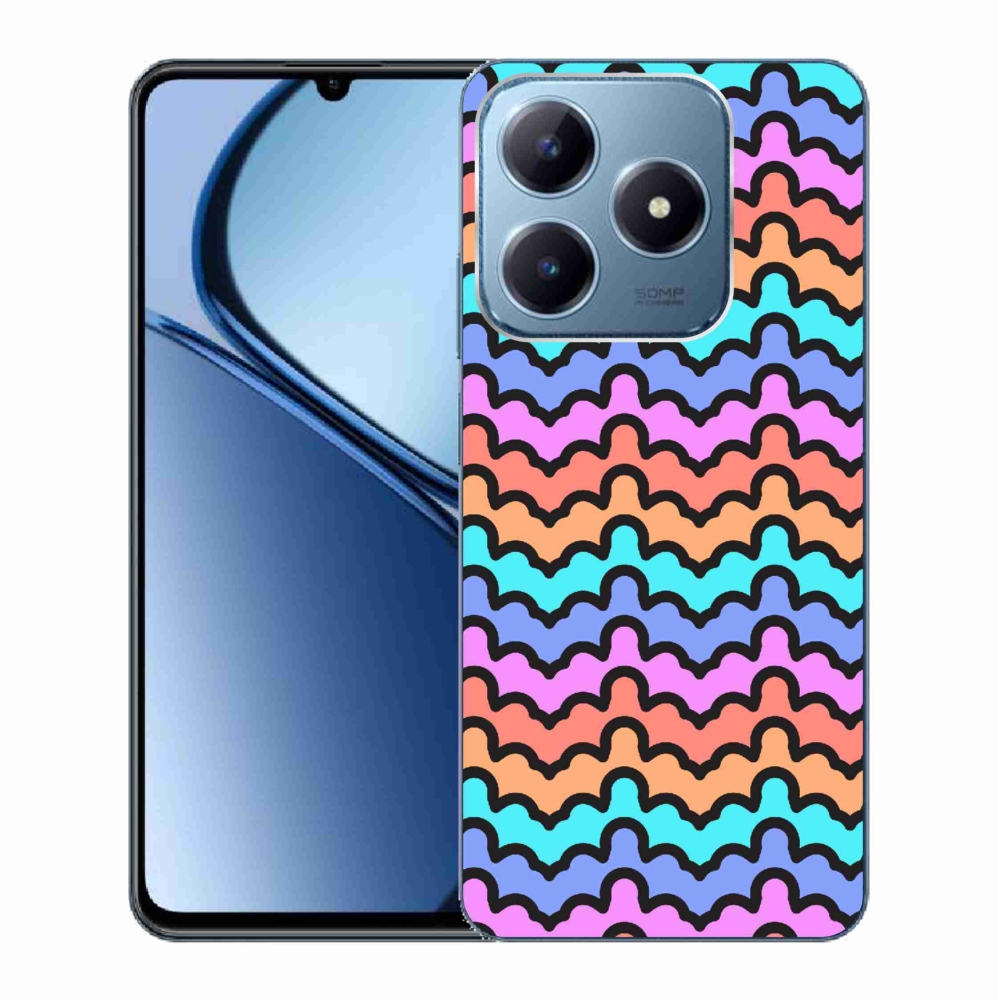 Gélový kryt mmCase na Realme C63 - abstraktný motív 30