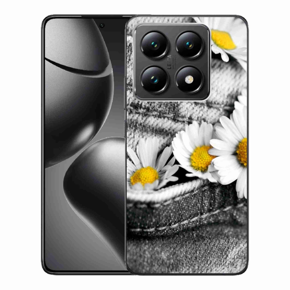 Gélový obal mmCase na Xiaomi 14T - margaréty