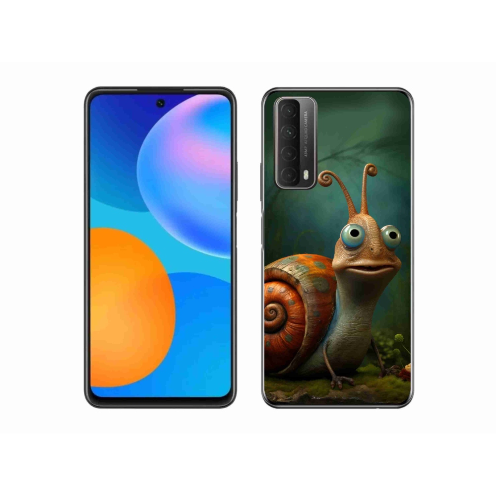 Gelový kryt mmCase na Huawei P Smart (2021) - šnek