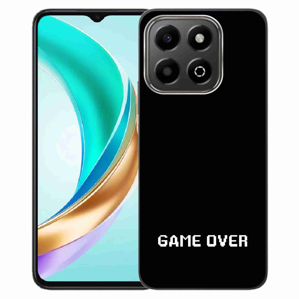 Gélový kryt mmCase na Honor X6b - game over čierne pozadie