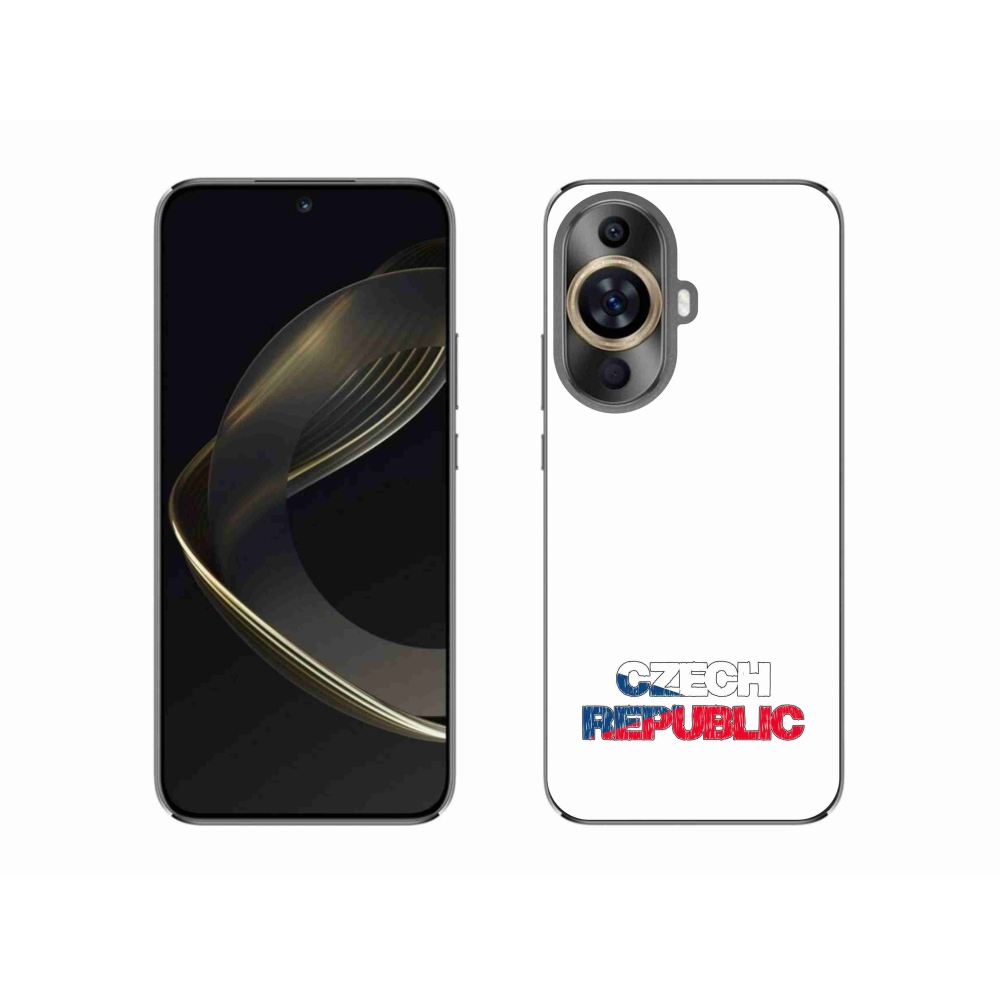 Gélový kryt mmCase na Huawei Nova 11 - Czech Republic biele pozadie