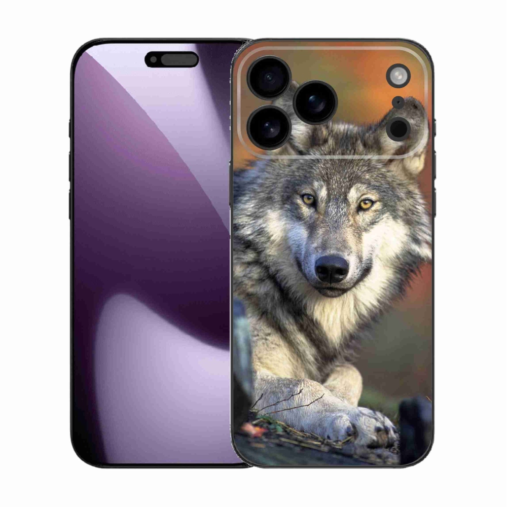 Gélový kryt mmCase na iPhone 17 Pro Max - vlk
