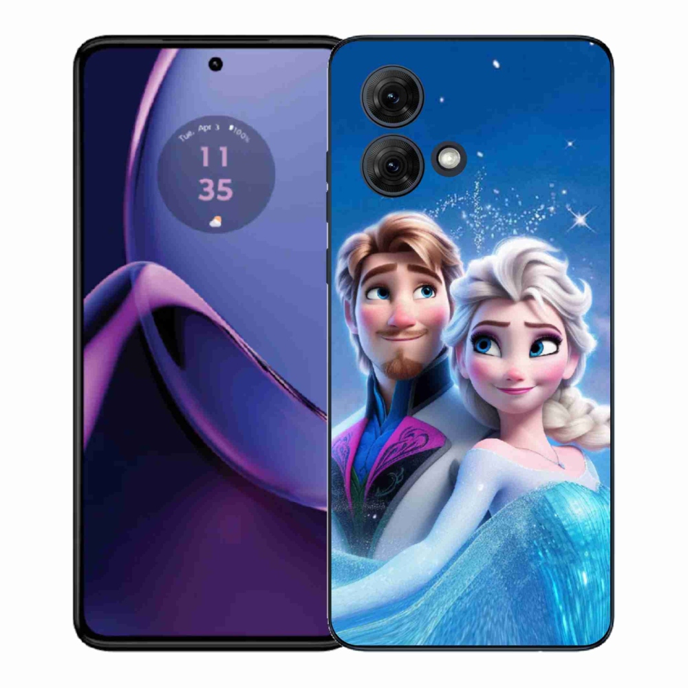 Gélový kryt mmCase na Motorola Moto G84 5G - ľadové kráľovstvo 1