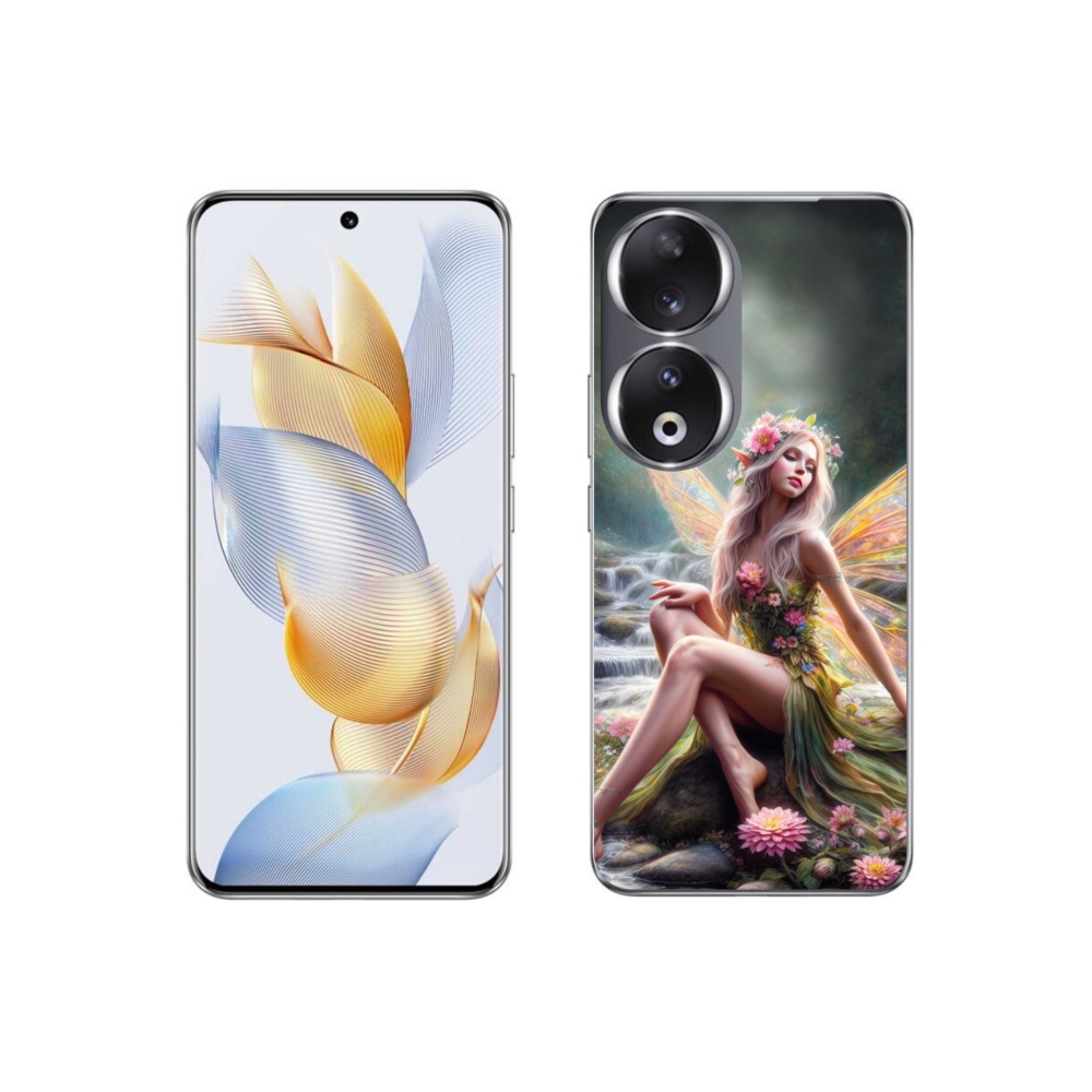 Gélový kryt mmCase na Honor 90 - motýlia žena 1