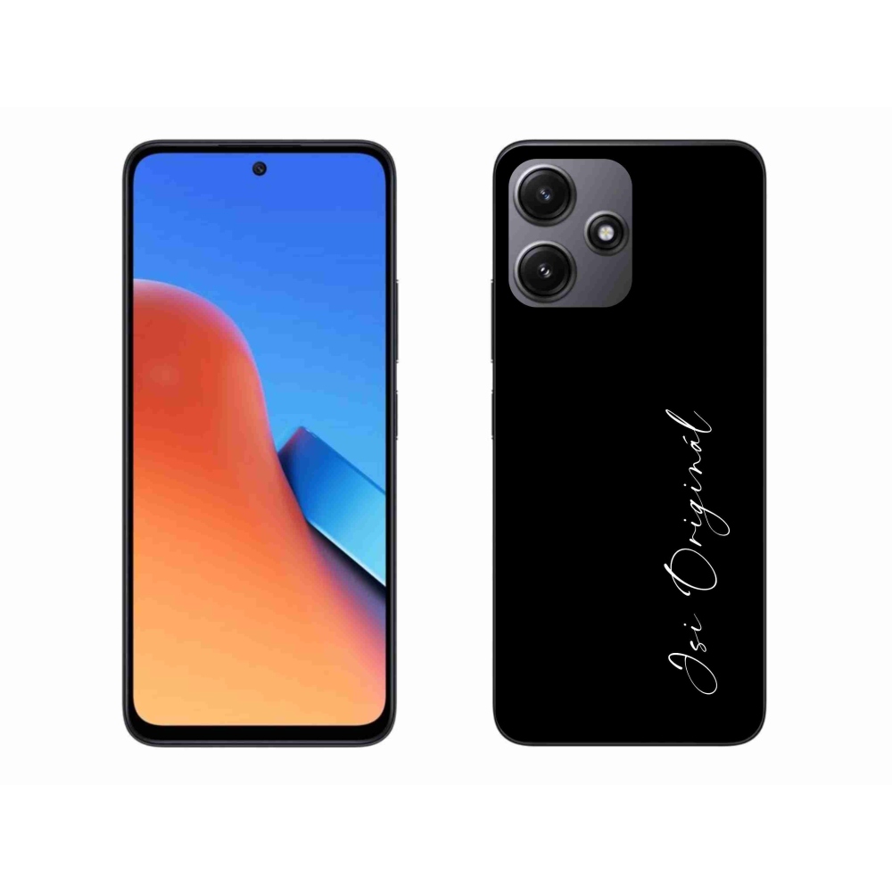 Gélový kryt mmCase na Xiaomi Redmi 12 5G - si originál čierne pozadie
