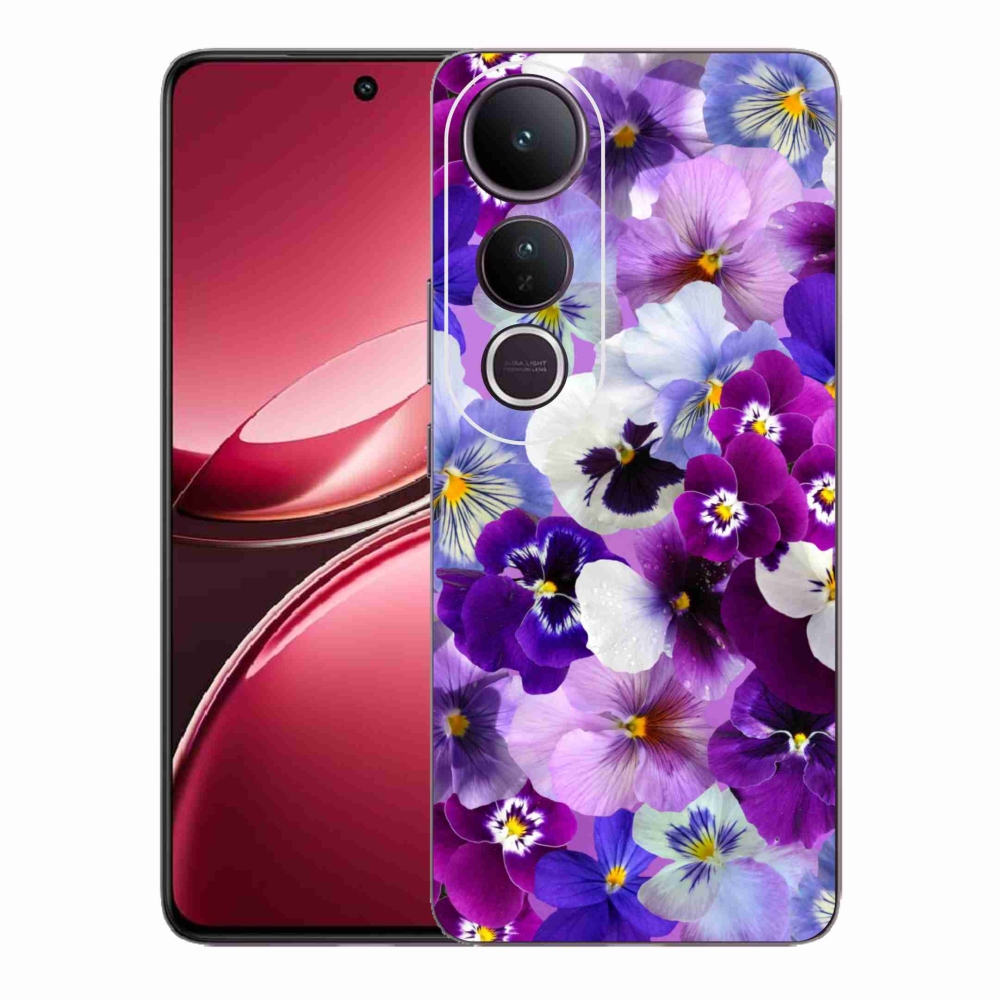 Gélový kryt mmCase na Vivo V50 Lite 4G/5G - kvety 9
