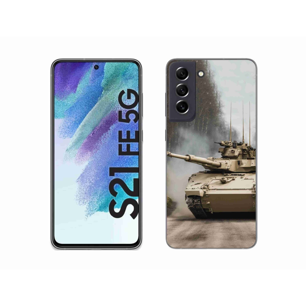 Gélový kryt mmCase na Samsung Galaxy S21 FE 5G - tank 1