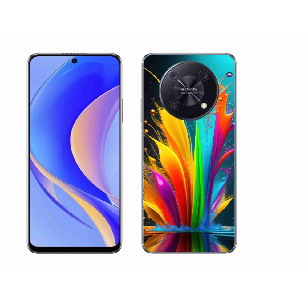 Gelový kryt mmCase na Huawei Nova Y90 - abstraktní motiv 1