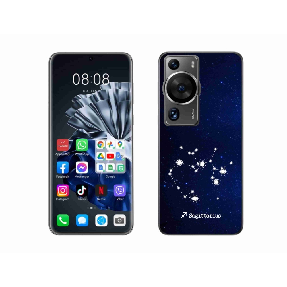 Gélový kryt mmCase na Huawei P60 Pro - súhvezdie Strelca