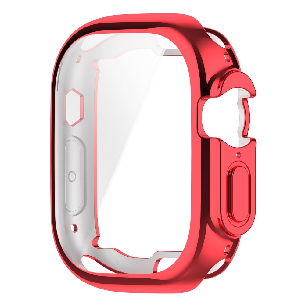 Soft nasadzovacie gélové ochranné púzdro pre Apple Watch Ultra/Ultra 2 49 mm - červené