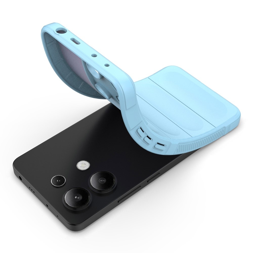 Rugg odolný gélový obal na Xiaomi Redmi Note 13 - svetlomodrý
