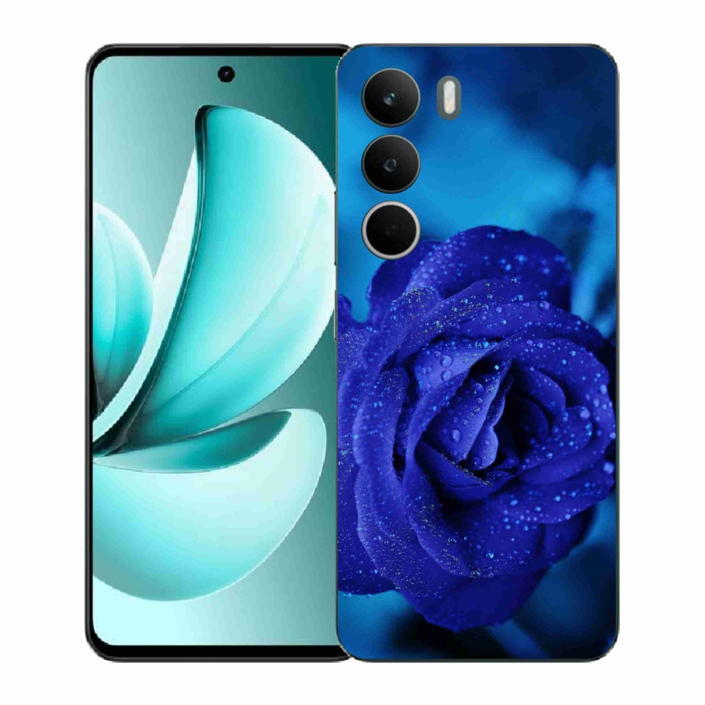 Gélový kryt mmCase na Realme C71 - modrá ruža
