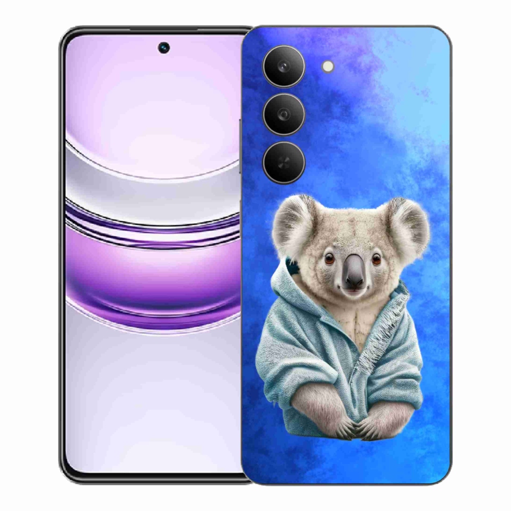 Gélový kryt mmCase na Realme 14x 5G - koala vo svetri